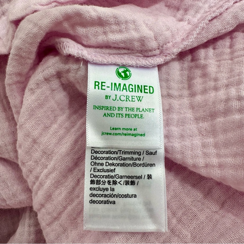 J. Crew Square Neck Soft Gauze Dress, Frosty Lavender,  Medium - Picture 14 of 16